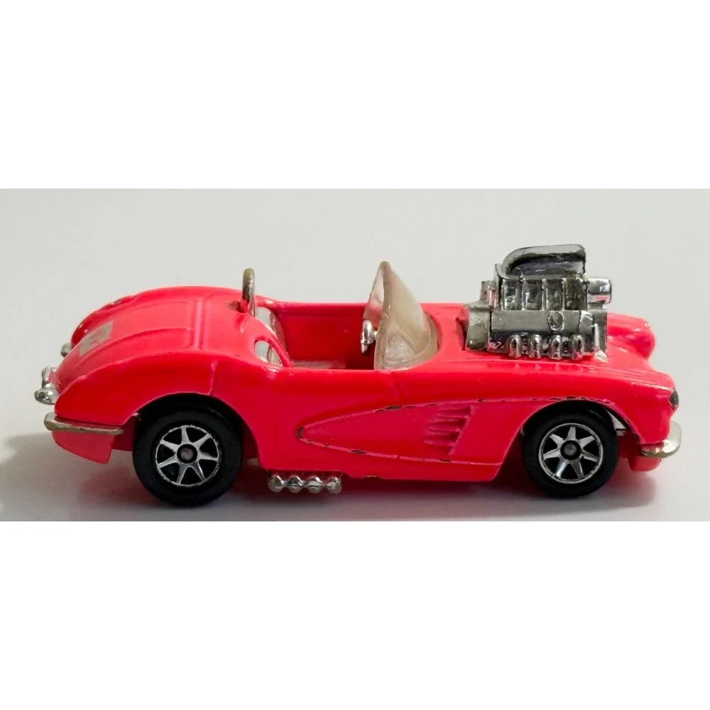 Hot Wheels 1994 Model Series #341 Pink '58 Corvette Coupe 7 Spoke Wheels‎